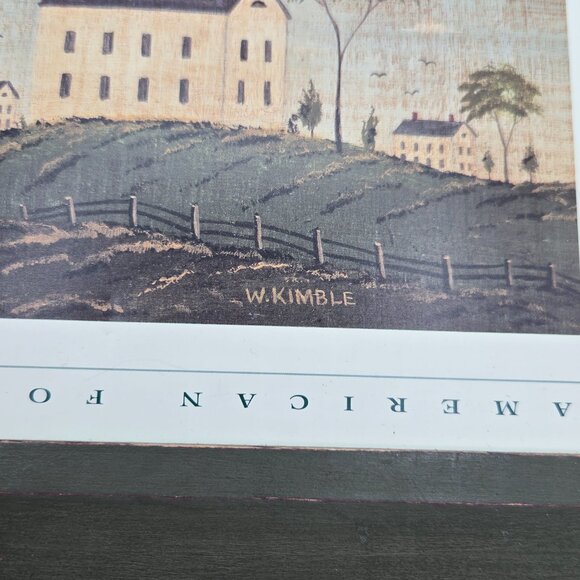 Rustic Farmhouse Wall Art – Framed Warren Kimble Print | American Folk Art - Picture 3 of 8